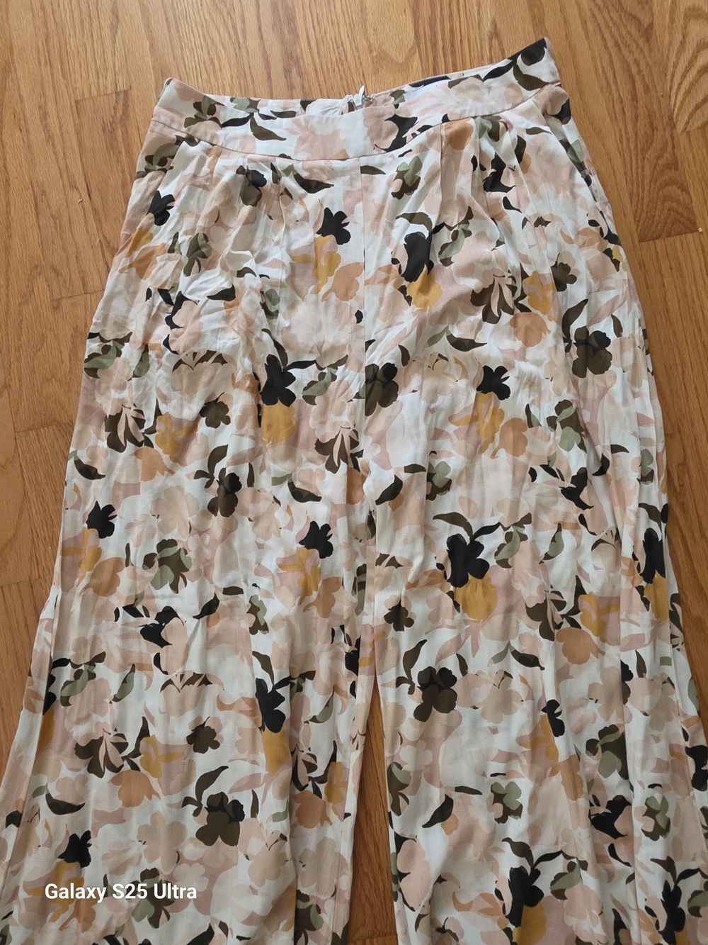 Petal & Pup Cream Floral Wide Leg Pants